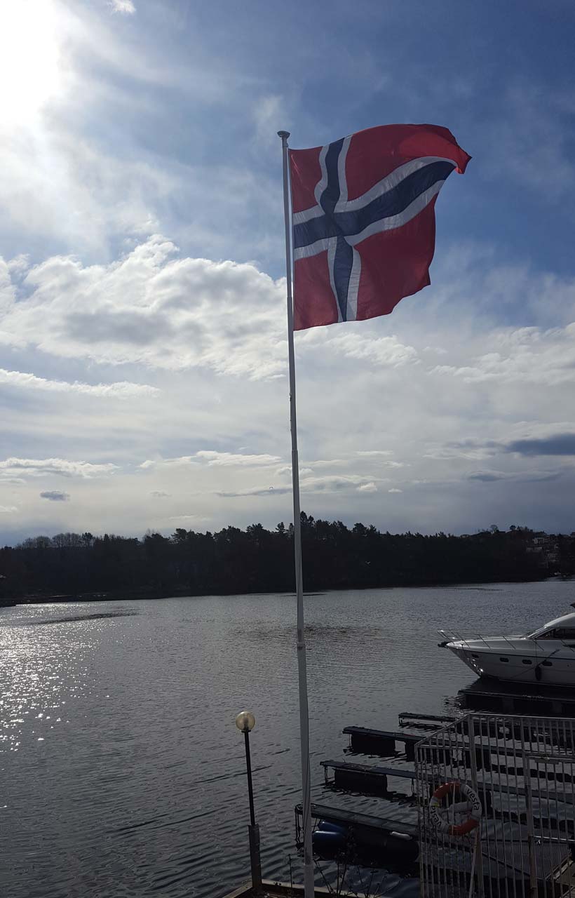 Nydelig utsikt fra våre flotte selskapslokaler på Fagernes Yacht Club i Bergen.